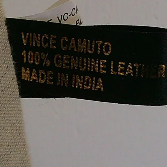 Vince Camuto Black Leather Cayra Minimalist hobo bag - Picture 9 of 9